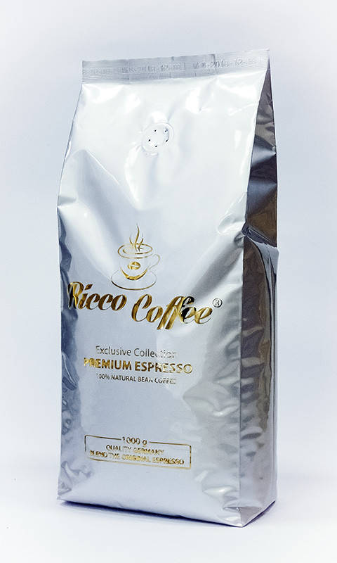 

Кофе в зернах Ricco Coffee Premium Espresso в пачках 1 кг