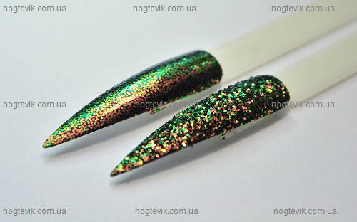 

Яркие глиттеры меланж для декора ногтей сахарок малмеладный маникюр