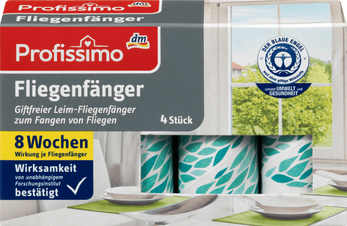 

Липкая лента для ловли мух Profissimo Fliegenfänger, 4 шт.