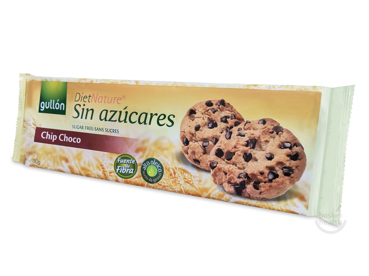 

Печенье без сахара с кусочками шоколада Chip Choco Gullon 150 г