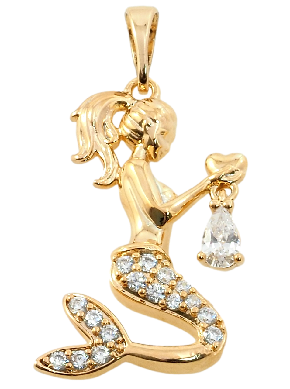 

Кулон Xuping Позолота 18K "Русалка" для цепочки до 5мм