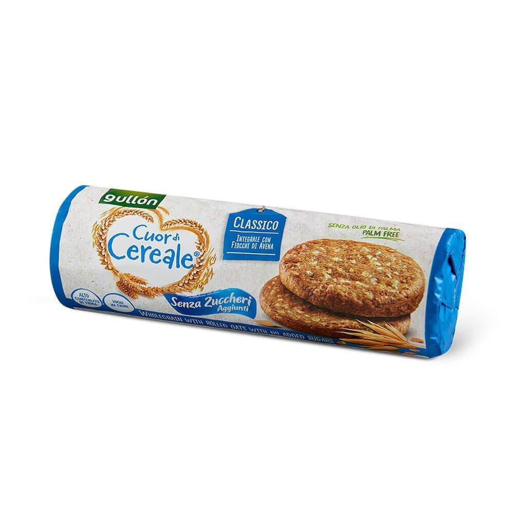 

Печенье Gullon Cuor de Cereale Tradizionale без сахара 280гр, (16шт/ящ)