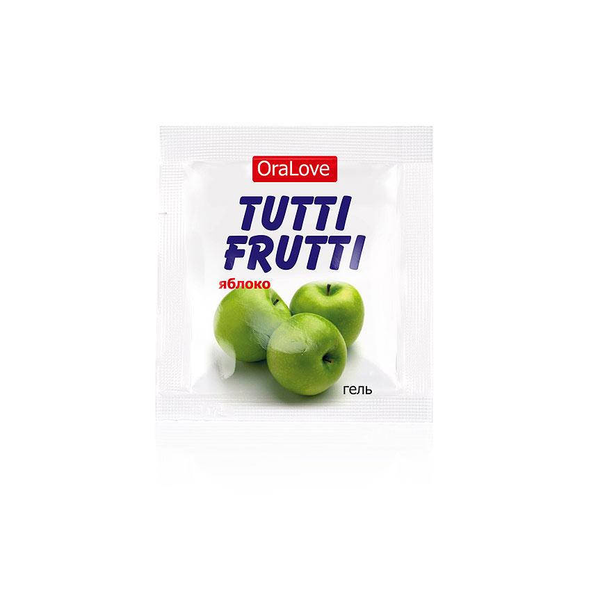 

ГЕЛЬ "TUTTI-FRUTTI "ЯБЛОКО" серии "OraLove" одноразовая упаковка 4 г