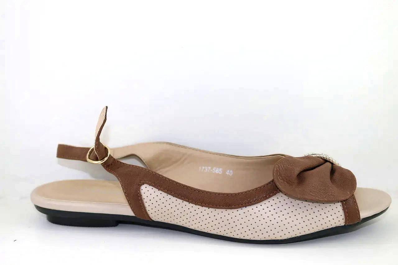 

Босоножки женские летние с открытым носком без каблука Lorbacsa код-(1737)