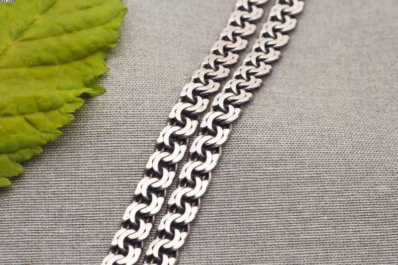 

Серебряная цепочка бисмарк плоский, 50см, 9,3гр