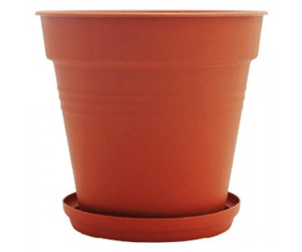 

Вазон з підставкою "Глорія" 11*10,2 см. (теракот)