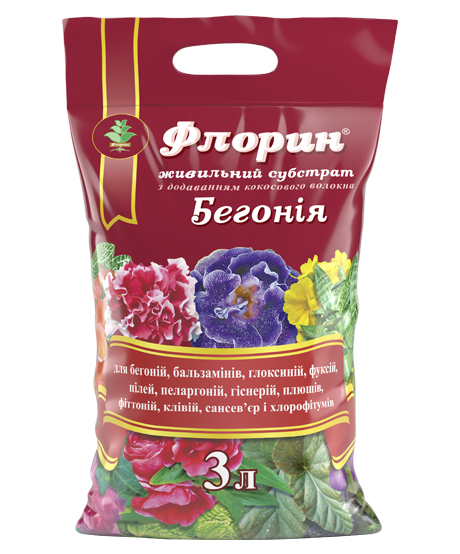 

Субстрат "Флорин" Грунт Бегония - 3 л