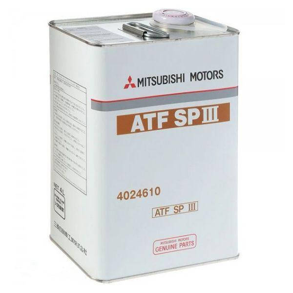 

Трансмиссионное масло Mitsubishi ATF SP III 4л (4024610) Original