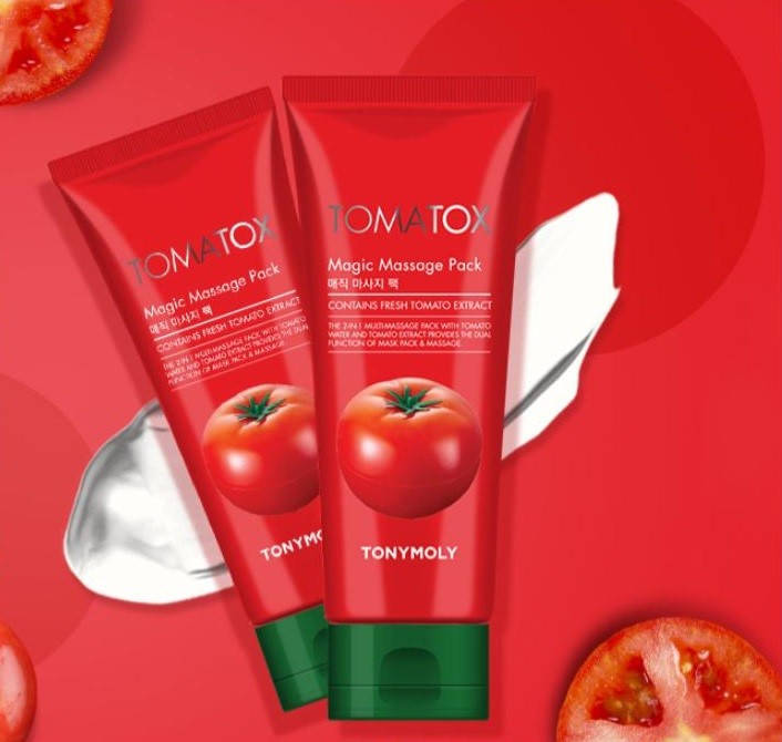 

Детокс маска с экстрактом томата TONYMOLY Tomatox Magic Massage Pack 120ml