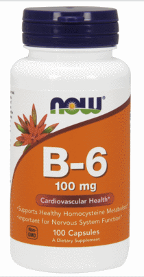 

Витамин Б-6 Now Foods Vitamin B-6 100mg 100caps