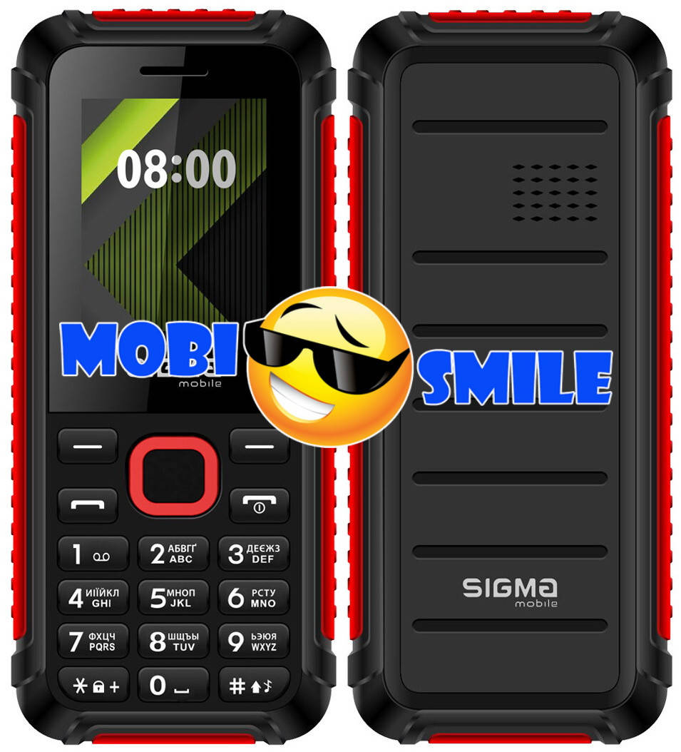 

Телефон Sigma X-Style 18 Track Black-Red Гарантия 12 месяцев