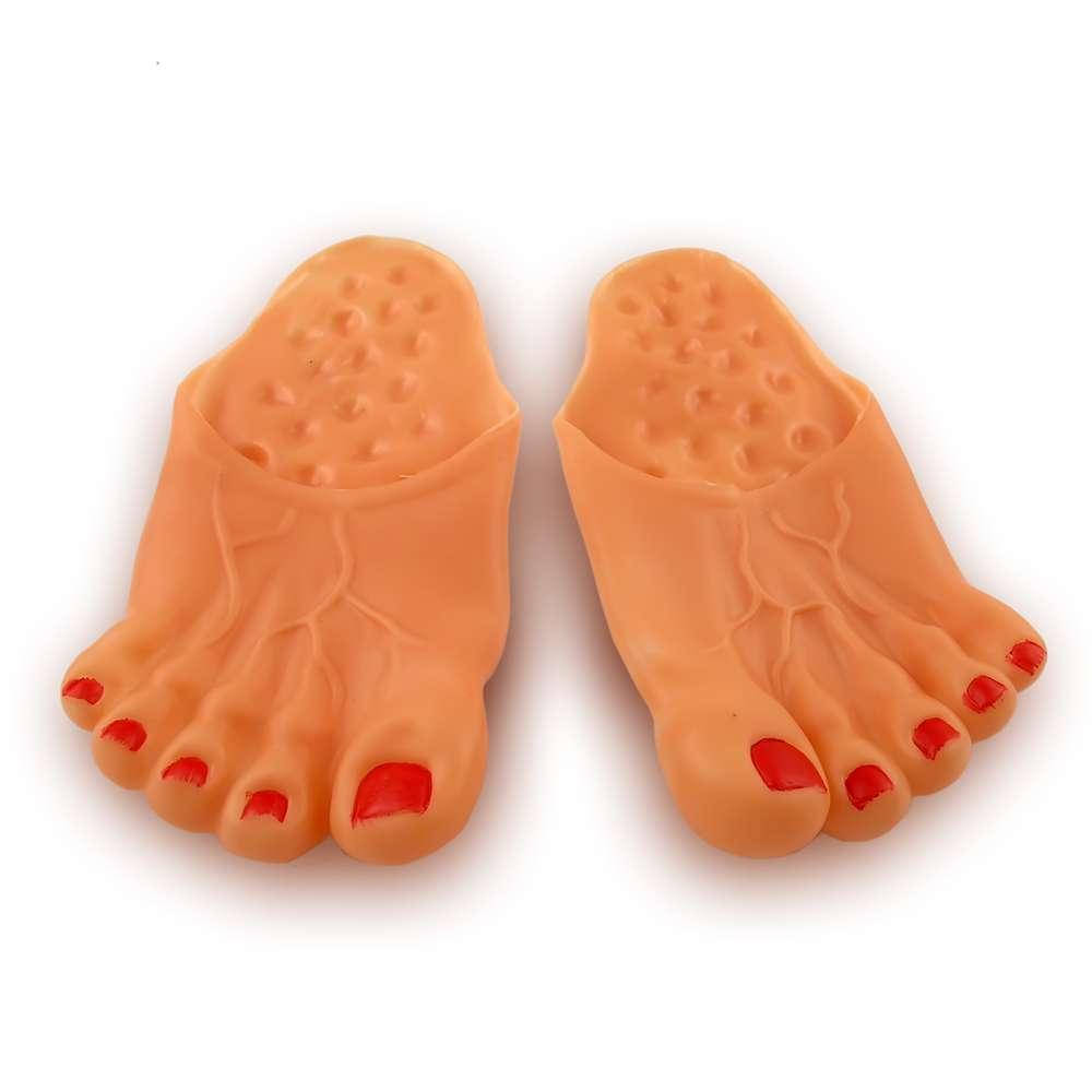 

Тапочки Нога человека резиновые 1126444570