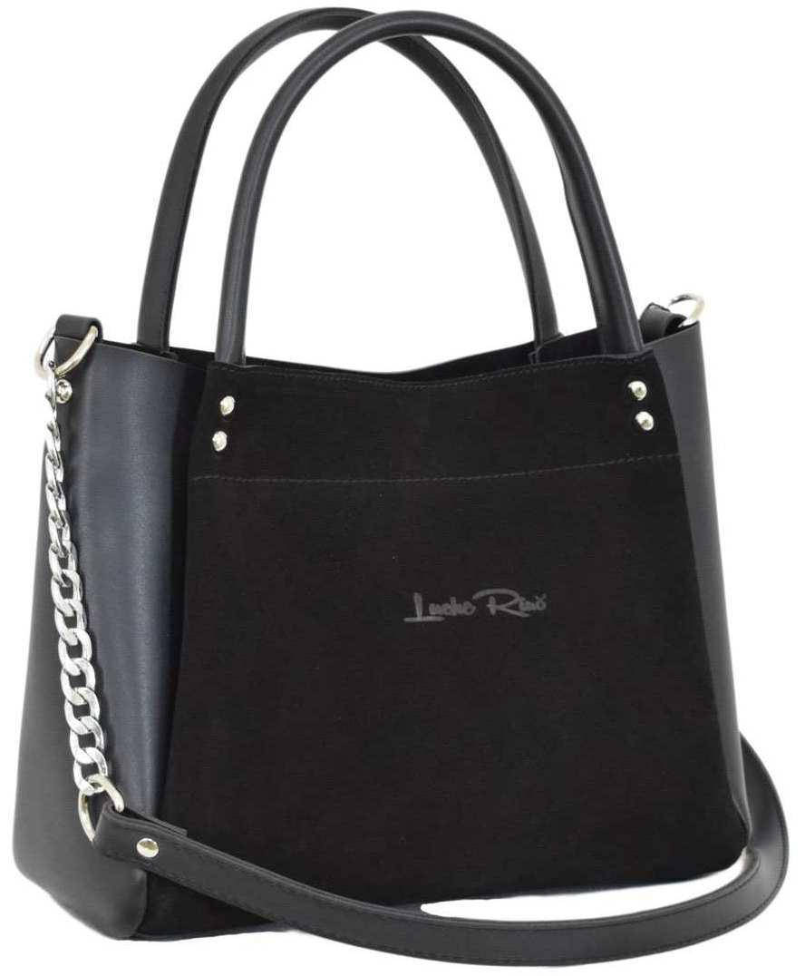 

Женская замшевая сумка, Черный