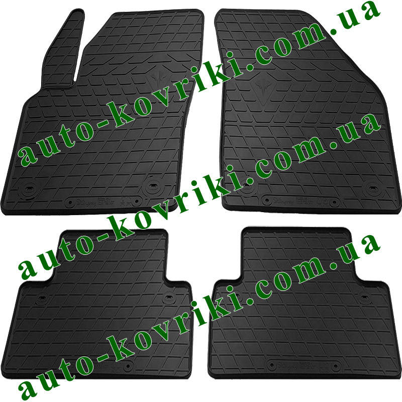 

Резиновые коврики в салон Volvo C30 2006-2012 (Stingray), Черный