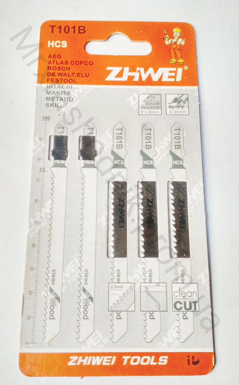 

Пилочки на электролобзик по дереву ZWHEI, T301CD