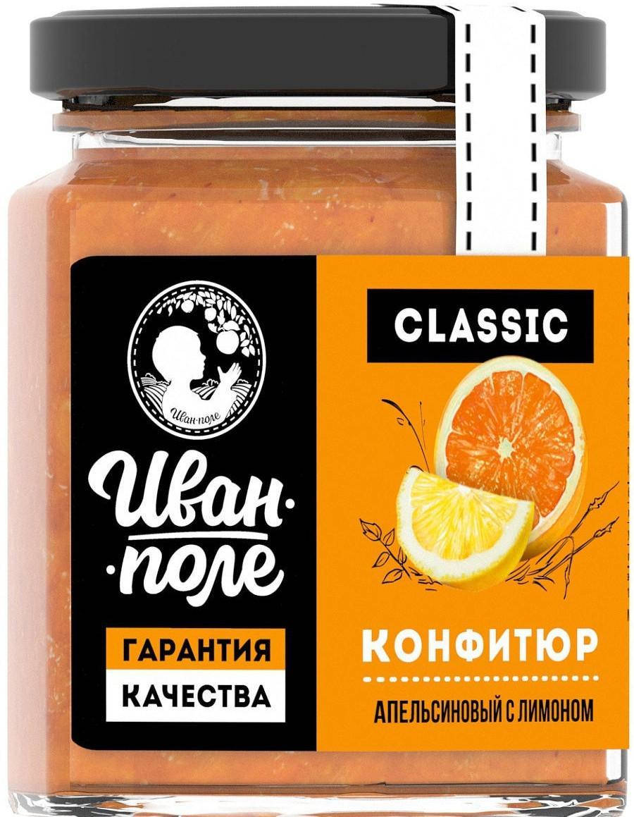 

Низкокалорийный конфитюр «Иван-Поле» Апельсиновый с Лимоном (230 грамм)