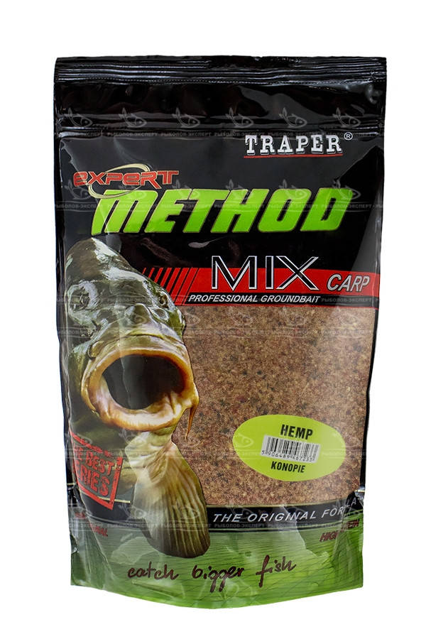

Прикормка Traper Method Mix Конопля 1кг