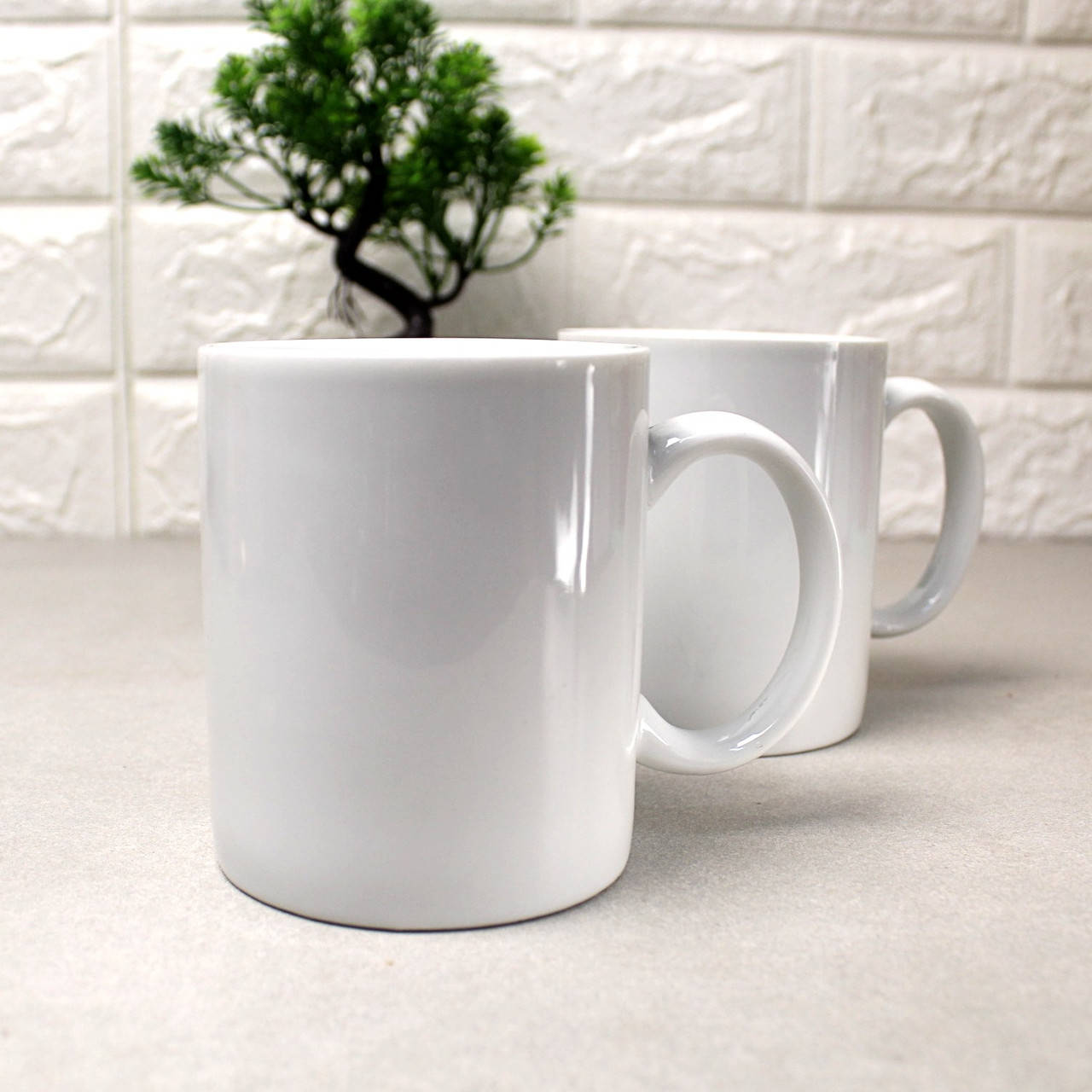 

Кружка белая 300 мл цилиндрическая для декорирования, Белый