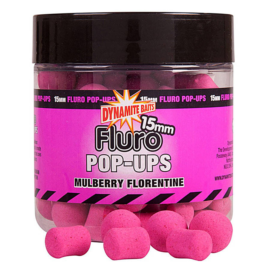 

Бойлы Dynamite Baits Mulberry Florentine Fluro Pop-Ups 20mm 100g