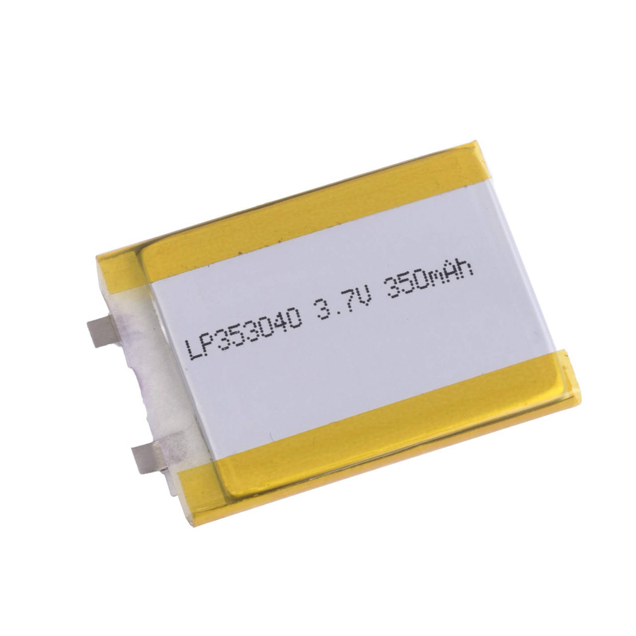 

LPW353040 3.7V 350mAh (LiPo, 180mΩ, 3.5x30.5x40.5mm, 7.5гр) LiPower