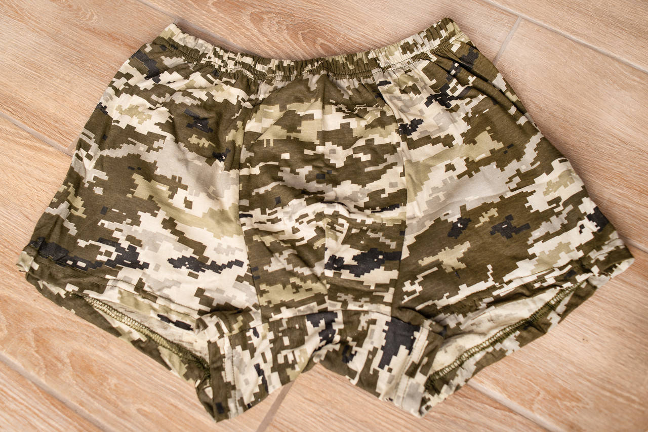 

Трусы мужские Пиксель светлый 46-58р хлопок, Хаки