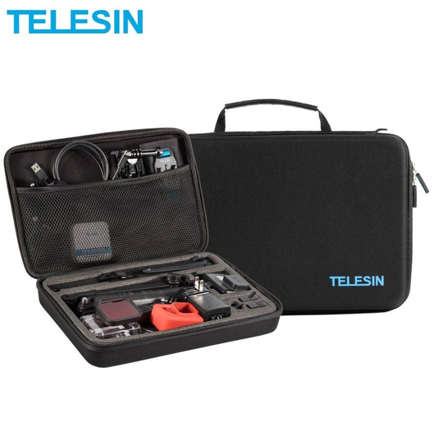

Кейс Telesin для аксессуаров GoPro 32 см x 21 см x 7 см (Large size), Черный