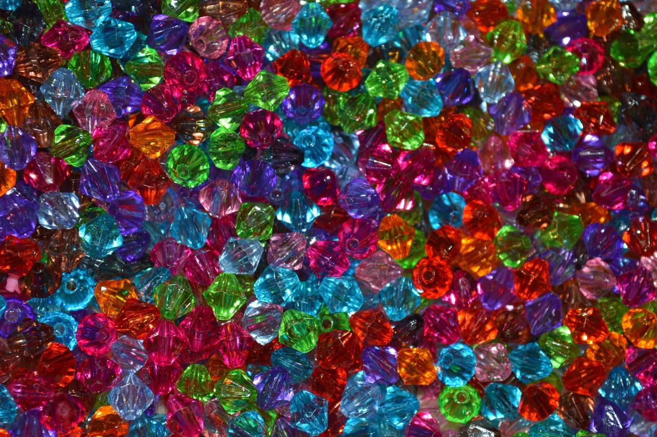 

Бусина граненый конус. 8 мм.