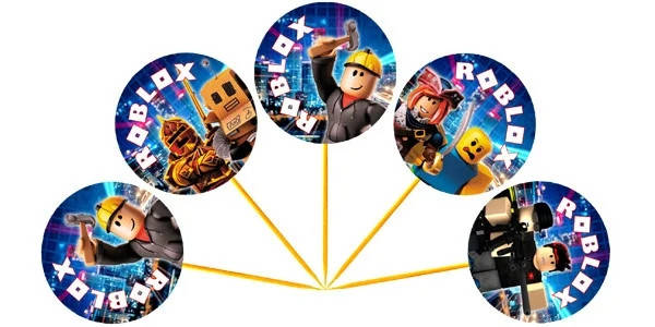 

Топперы для капкейков " РОБЛОКС ( Roblox ) " 8 шт./уп.