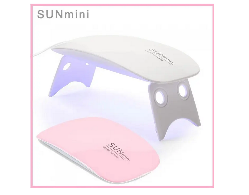 

УФ лампа для гель-лака UV LED SUN mini, сушка для ногтей мини, ультрафиолетовая мини LED лампа для маникюра, Розовый