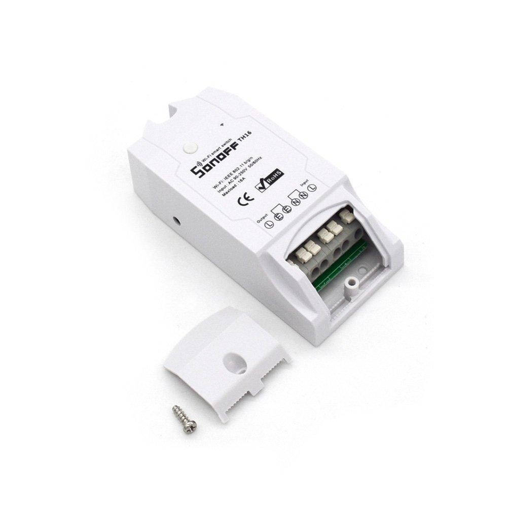 

Wi-Fi выключатель Sonoff TH 16 (16A), Белый