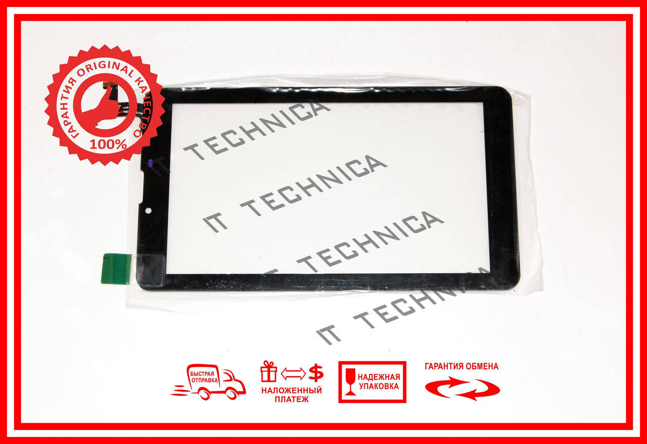 

Тачскрін 184x104mm 31pin ZYD070-263-FPC V01 Чорний