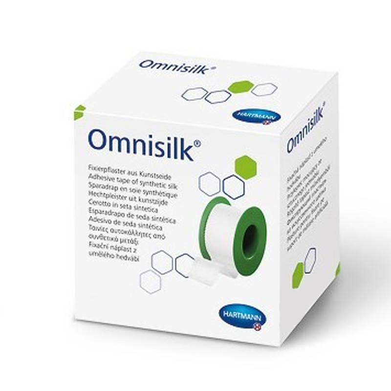 

Omnisilk / Омнисилк - гипоаллергенный пластирь из шелка (белый), катушка, 2,5 см х 5 м (1 шт.)