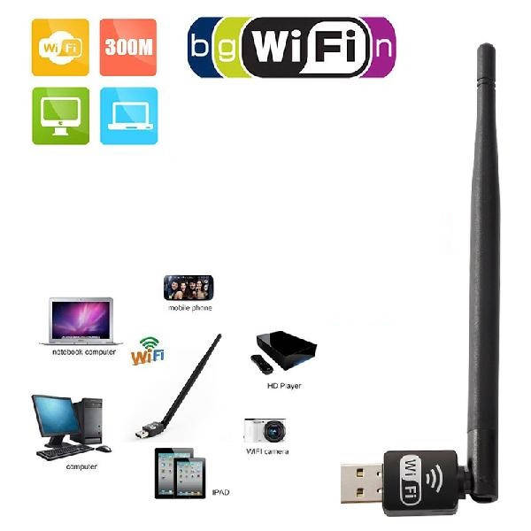 

Беспроводной сетевой адаптер с антенной Wi-Fi USB LV-02RK, 802.11bgn, 150MB, 2.4 GHz