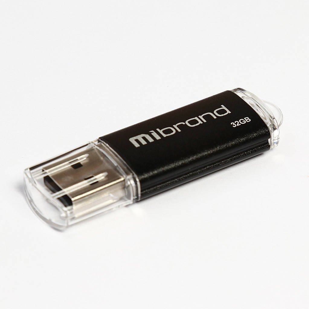 

USB Флешка на 32 Гб | Флеш-накопитель Mibrand 32GB USB2.0 Cougar Black, Черный