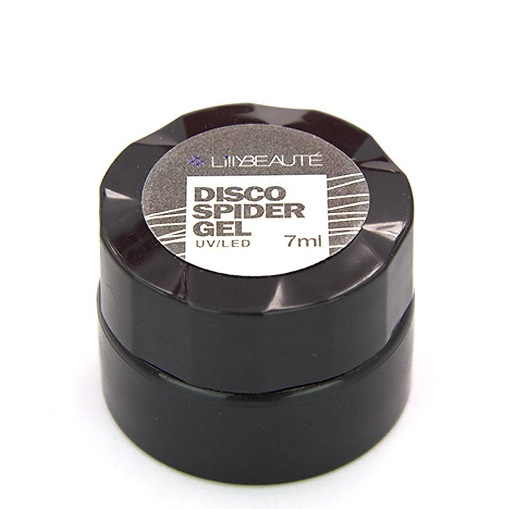 

Гель паутинка светоотражающая Lilly Beaute Gold Disko Spider 7 мл, серебро, Серебристый