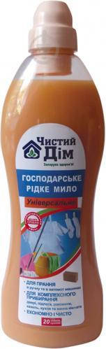 

Чистый дом хозяйственное жидкое мыло 1000мл.