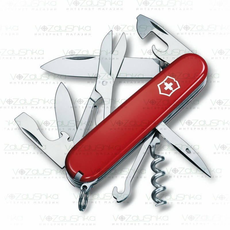 

Нож Victorinox Climber 1.3703 красный, 15 функций