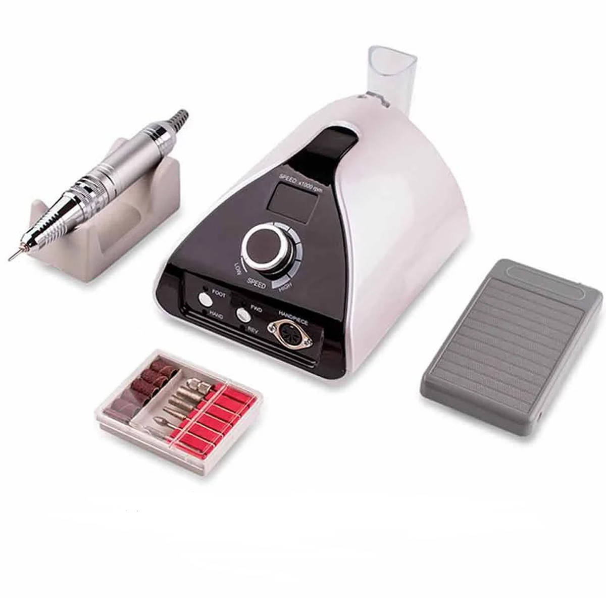 

Фрезер для маникюра Nail Drill ZS-711 PRO WHITE, 65 Вт, 35 000 об/мин, Белый