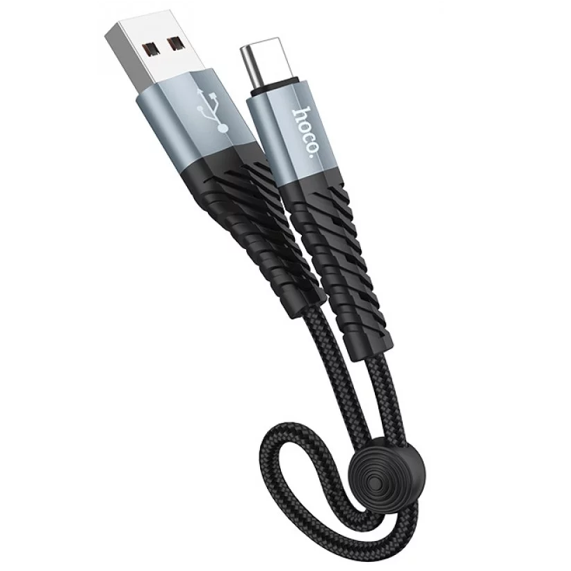 

Кабель для зарядки телефона USB Type-C Android HOCO X38 |3A, 0.25m| Черный