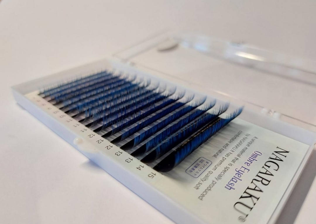 

Ресницы OMBRE синий 0.07D (7-15 мм)