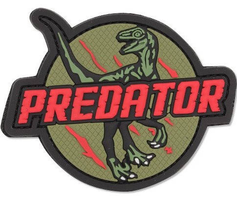 

Шеврон 3D PVC на липучке 101INC Predator "Хищник" (1099) (Патч ,Нашивка ,Эмблема), Красный