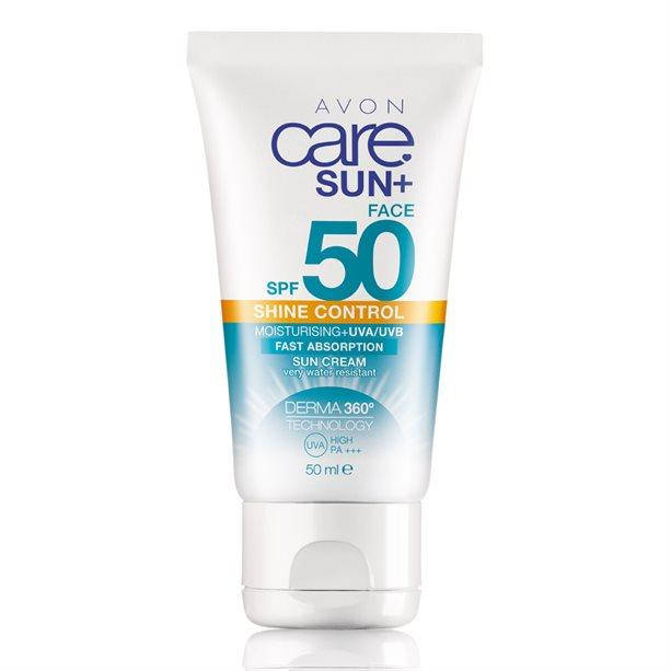 

Солнцезащитный матирующий крем для лица "Avon Care Sun+" 50 мл.