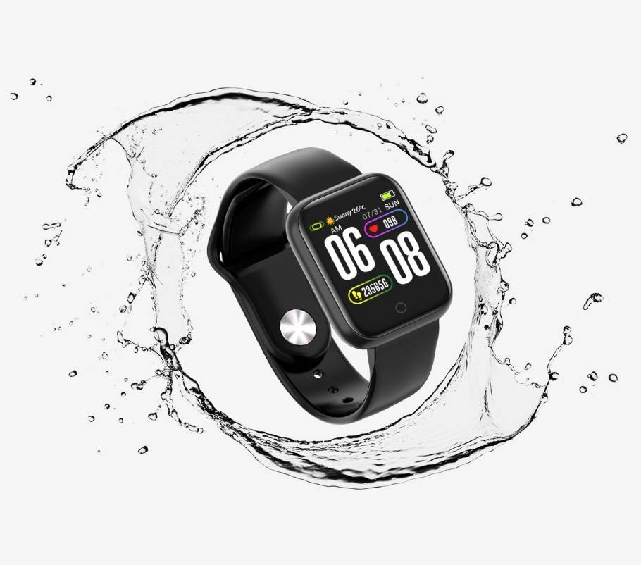 

Смарт-часы Smart QW21 IP67 с тонометром Черные Black