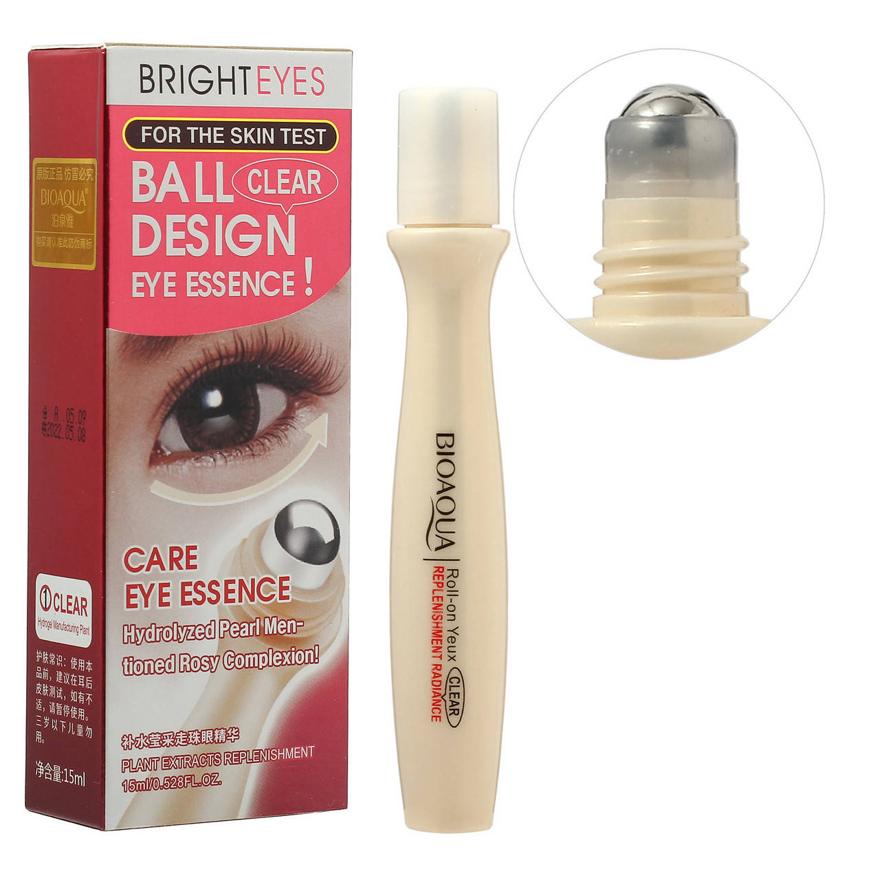 

Роллер-сыворотка для кожи вокруг глаз BioAqua Ball Design Eye Essence