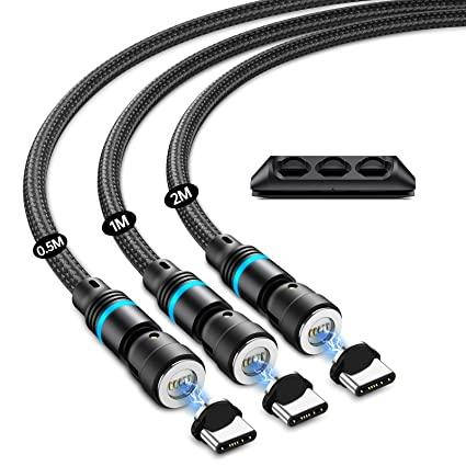 

Магнитный дата поворотный кабель для быстрой зарядки 3шт USLION US0165USB Type C