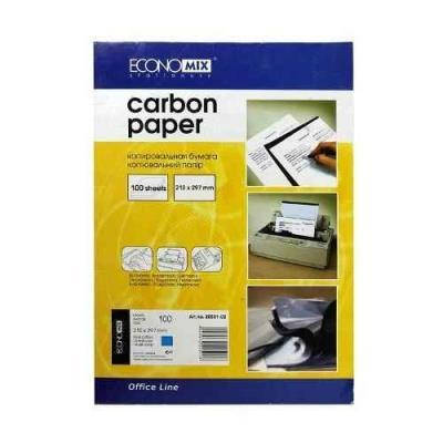 

Копирка синяя, А4, лист. 20501-02 Economix, Синий