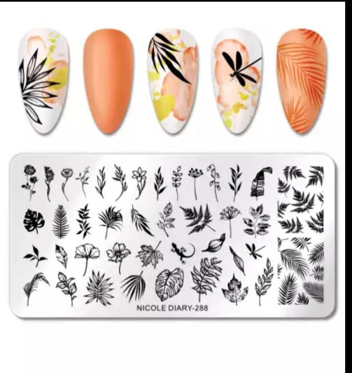 

Пластина для стемпинга Nicole Diary-288