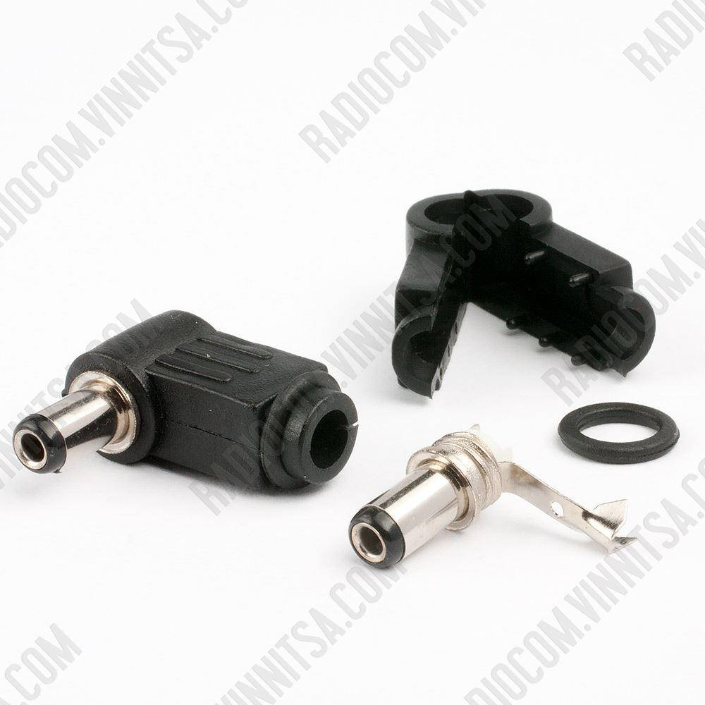 

№41/1 Шт. питания 2.1/5.5 L=10mm (угловой) РАЗЪЕМЫ РАЗНЫЕ