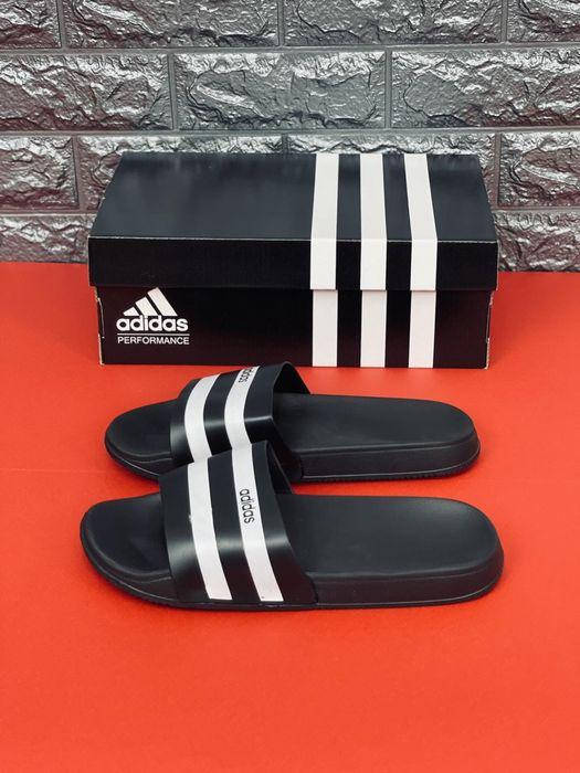 

Мужские сланцы Адидас Шлепанцы Adidas резиновые тапочки Адидас 44, Лето, Сланцы, Черный