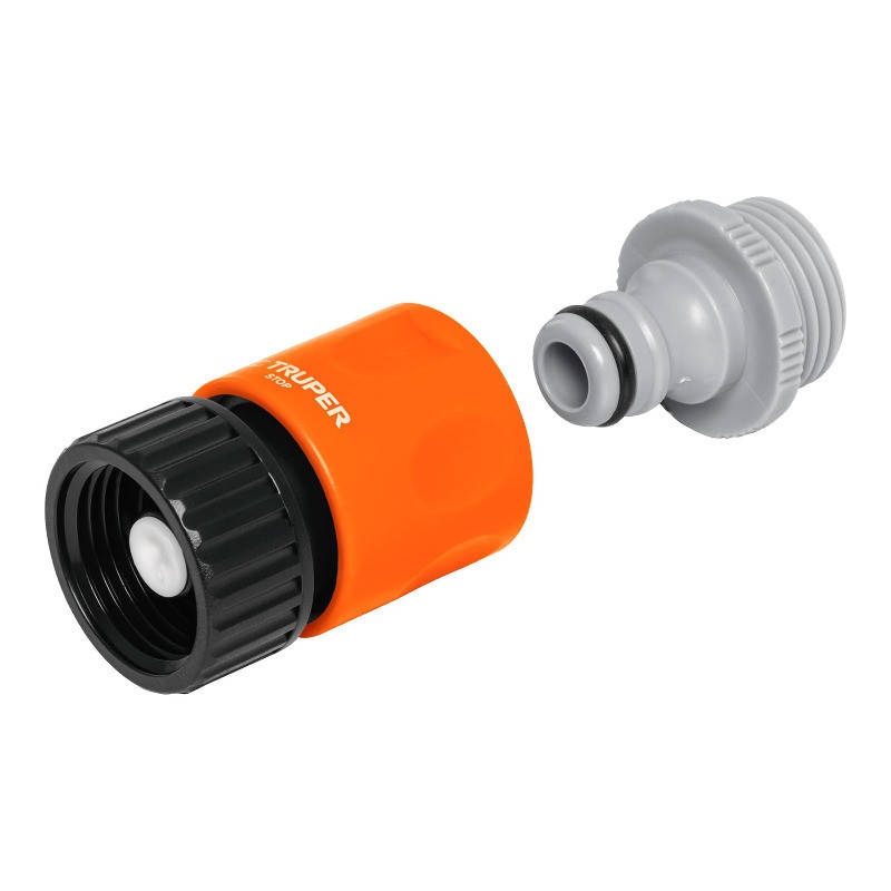 

Перехідник шланг/кран, Пластик, мама 3/4" Truper CLICK-ACC